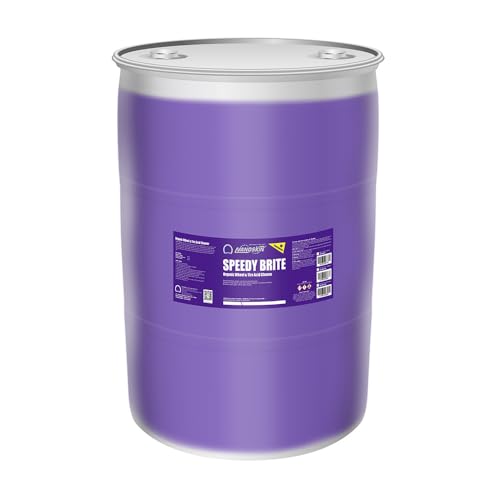 Nanoskin SPEEDY BRITE Pro Grade Wheel & Tire Acid Cleaner, 55 gallons - Chrome & Coated Wheel Safe, Cleaning with Organic Acid | Removes Brake Dust & Road Grime for Auto Detailing, Body Shop Safe