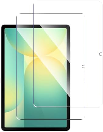 Anoowkoa 2 Pack Screen Protector for Samsung Galaxy Tab S10 FE/S10/S9/S8 10.9 Inch Tempered Glass Tablet Film Guard Cover-Genuine Glass-One-Push Super Easy Installation
