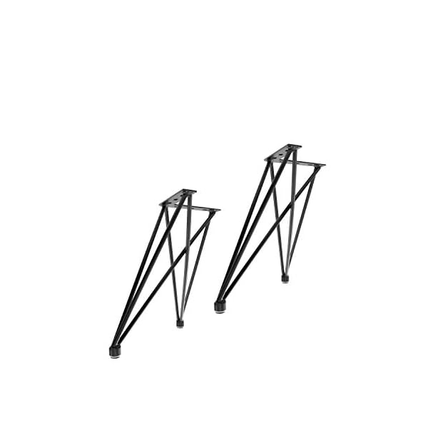 Natural Goods Berlin 2X Tischgestell X Set Hairpin Legs Tischbeine |12mm Stahl | Esstisch, Schreibtisch, Bank…
