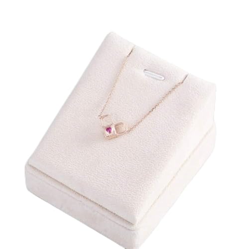 Collier argent S925 serrure rose chaîne de clavicule pour soirée