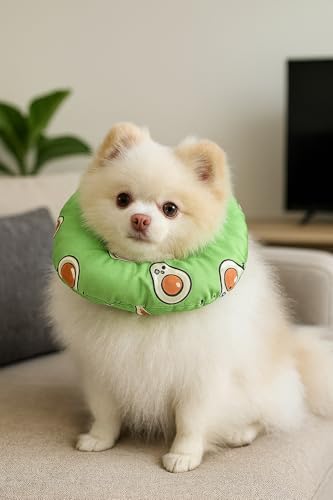 Colar Elizabetano Ajustável YOLOPET – Confortável e Flexível, Proteção Pós-Cirúrgica para Pets – Est