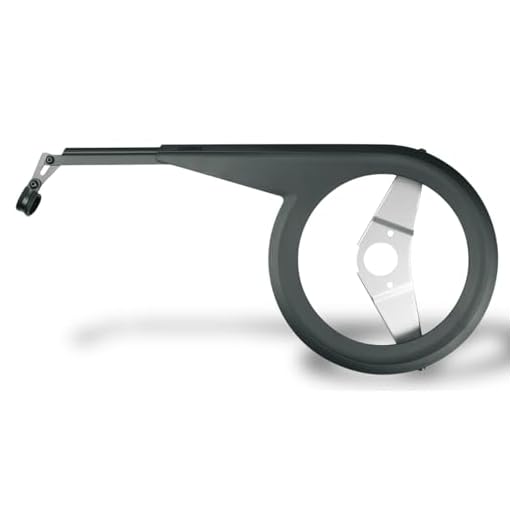 SKS GERMANY CHAINBOW 199 mm Kettenschutz (Fahrradkettenschutz passend für Kettenschaltungen, mit Teleskopfunktion, max. Kettenblattdurchmesser 199 mm, max. 46-48 Zähne)