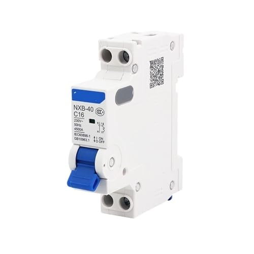 Disjoncteur miniature 10A courbe C NXB-40 protection contre surcharge