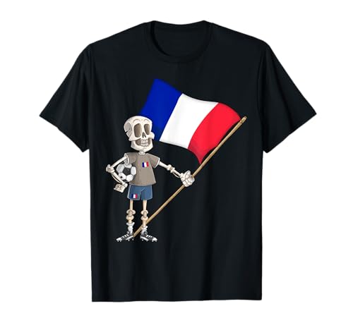 Esqueleto de ventilador de Francia Camiseta