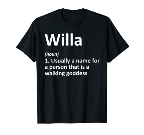 WILLA Definition - Idea divertida para regalo de cumpleaños Camiseta