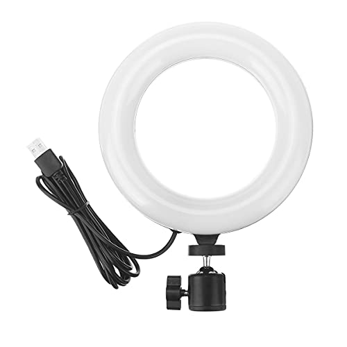 Ring Light pour corriger le manque de lumière de 6,3 pouces avec modes RGBW