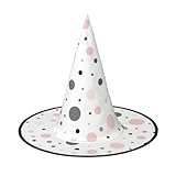 Contenu de l'emballage : le chapeau d'Halloween gris blanc moderne à pois est fabriqué en tissu Oxford doux et durable. Chaque paquet contient seulement 1 chapeau d'Halloween (accessoires supplémentaires inclus), prêt à l'emploi directement pour les occasions festives comme Halloween ou les fêtes cosplay.