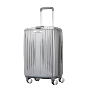 Samsonite Mala de Viagem Quartz Prata Pequena Expansível
