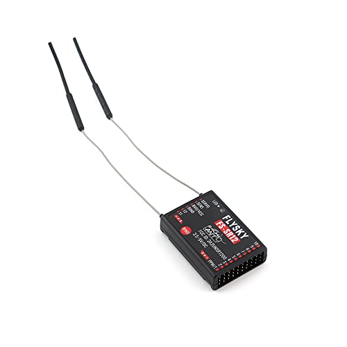 Flysky FS-SR12 12CH 2.4Ghz ANT Protocol PWM Output Receiver for FS-ST8 Fixed-Wing Aircraft Helicopters Gliders RC Boat Car