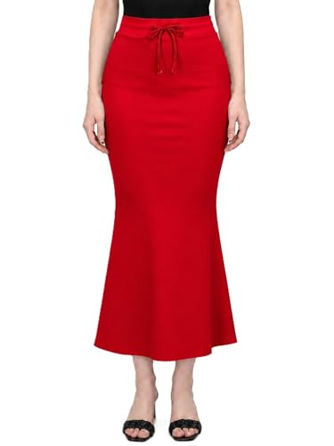 Image of Stretchable Saree Shapewear Petticoat for Women,Skirts for Women,Smooth Curve 4-Way Stretch Fish Cut Peticote Innerwear,Shape Wear Dress for Saree