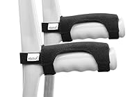 KMINA - Krücken Pad (x2 Stück), Polster, Griffpolster, Zubehör Gegen Reibung, Gehstütze - Made in Europe.