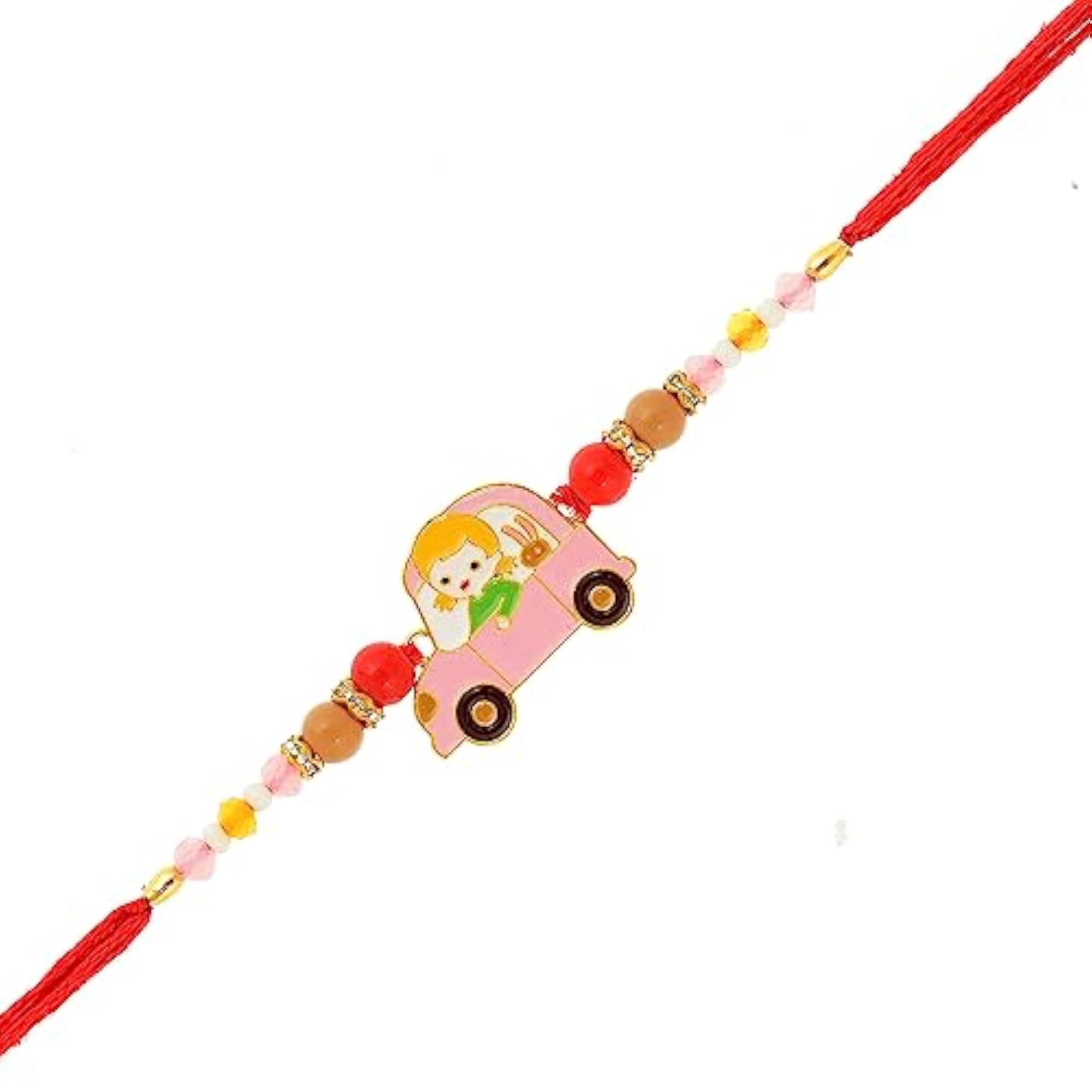 Kids Rakhi Bracelet Wristband Pack of 2 for Rakshabandhan