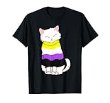 Photo Gallery gatto non binario e queer maglietta Photo Gallery gatto non binario e queer maglietta