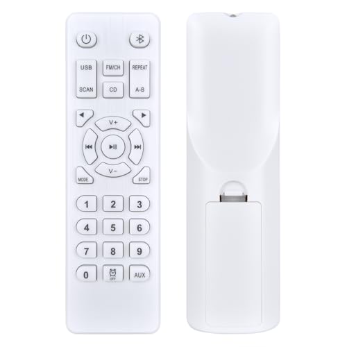 TRUCKON Telecomando di ricambio per lettore CD Greadio Portable KC-806, per Homlab CD2-001, per KOVCDVI KC-806, per lettore CD Gracioso, per Weeuus, per Gueray, per lettore CD KOVCDVI KC-909