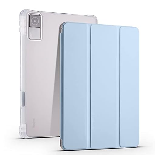 Capa do caso da tabuleta. Compatível com Xiaomi Redmi Pad 10,61" Lançado em 2022 Estojo protetor fino e leve Estojo inteligente Capa à prova de choque com revestimento traseiro transparente com porta-