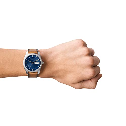 Fossil Machine Men's Watch with Stainless Steel or Leather Band, Chronograph or Analog Watch Display - Image 6
