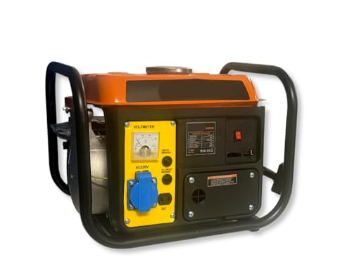 GENERATORE DI CORRENTE GRUPPO ELETTROGENO 650 WATT 1.5KW MONOFASE AC DC 2.5HP 63CC
