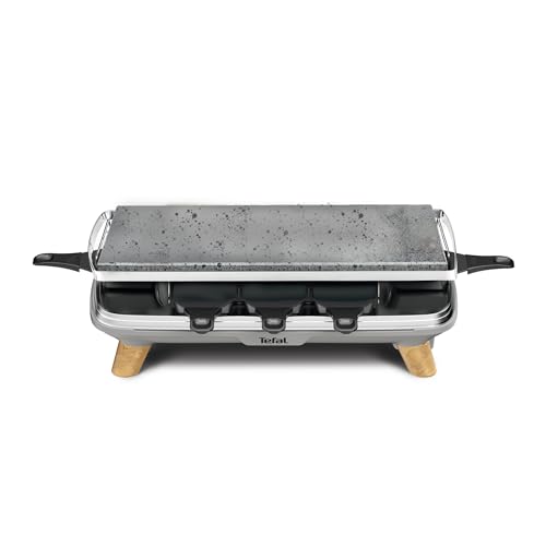TEFAL Appareil à raclette + pierrade 8 personnes Pierre naturelle PR620D12 - vue 4