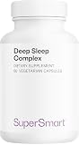 Deep Sleep Complex   Anti Réveils Nocturnes   Formule Naturelle Pour Sommeil Profond Adulte   Nuits Réparatrices   Sans Mélatonine   L Théanine, PeptiSleep™…   60 Gélules   SuperSmart