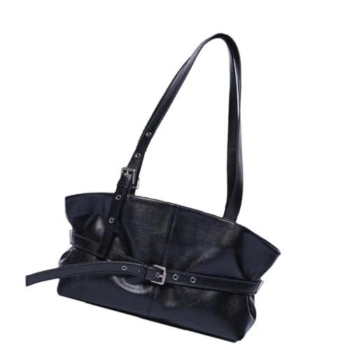 Sac à bandoulière élégant en cuir synthétique aux finitions soignées et épurées