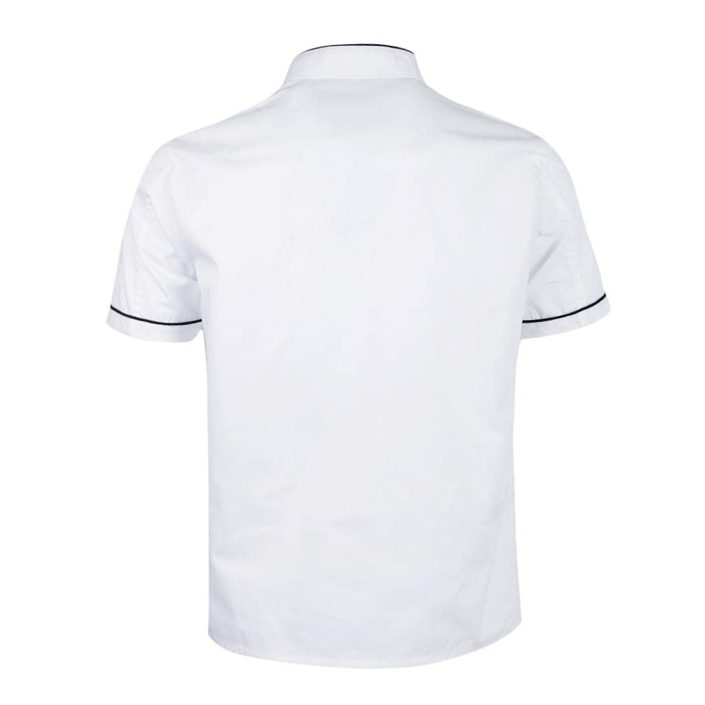 Giacca Da Cuoco Unisex, Uniforme Da Cucina E Hotel, Traspirante, a Maniche Corte, bianca, M