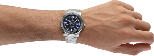 Casio Men's Watch - MTP-VD01D-2EVUDF Blue Dial, Silver Band
