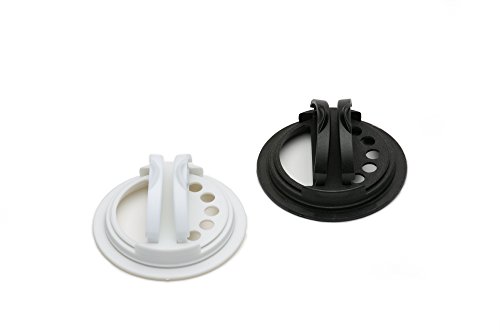 Jarware Spice Lids For Regular Mouth Mason Jars, Set Of 2, Black And White #TOP7