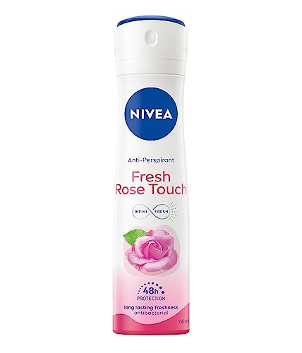 NIVEA Antiperspriant Rose Touch spray, 150 ml