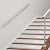 Muzata 8ft Staircase handrail Brushed Stainless Steel Safety Wall Mounted for Indoor Outdoor Stair Hand Railing Round 2”OD Pipe on Stairs Balusters HK27 SL4,HR0 HR5