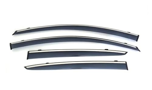 Déflecteur de vitre Skoda Superb 2009-2013 anti-buée | Pare-pluie injecté résistant au vent