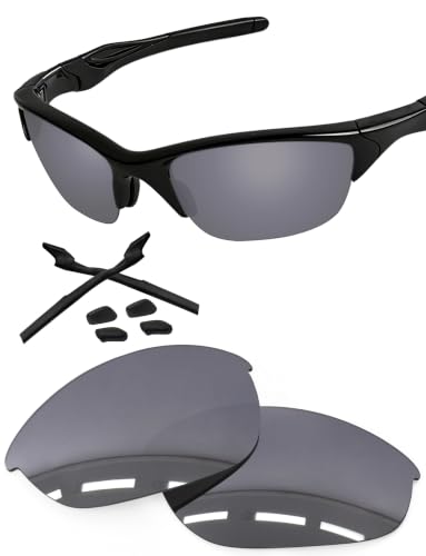 Image of 1.6MM Polarized Replacement Lenses & Rubber Kits for Oakley Half Jacket Family Sunglasses