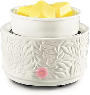 PALANCHY Wax Melt Burner Ceramic 3-in-1 Oil Burner Electric Wax Melt Warmer Candle Wax Warmer Burner Melter Fragrance Warmer for Home Office Bedroom Great Box Packaged