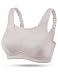 WingsLove Women’s Full Coverage High Impact Wirefree Workout Non Padded Sport Bra
