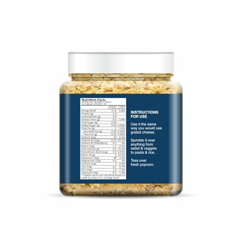 Image of NatureVit Nutritional Yeast Flakes Unfortified, 100g | Nutritional Yeast Powder | Non-Fortified Flakes | Nutty & Cheesy Flavour Seasoning
