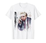Photo Gallery gabbia vampire meme t-shirt acquerello ritratto geek art maglietta Photo Gallery gabbia vampire meme t-shirt acquerello ritratto geek art maglietta