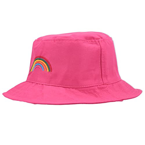 Chapéu Bucket Hat Bordado em Arco Iris Moderno e Transado Peças Únicas DMAIS 727B012 765 (Pink)