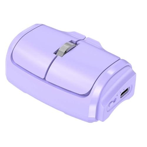 Ratón inalámbrico portátil dual Bluetooth y 2.4G con modo horizontal y vertical 5