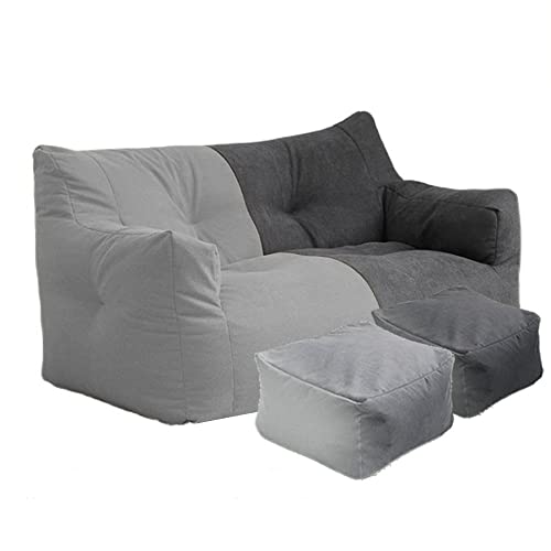 Housse de pouf lavable en coton épais pour gagner de la place