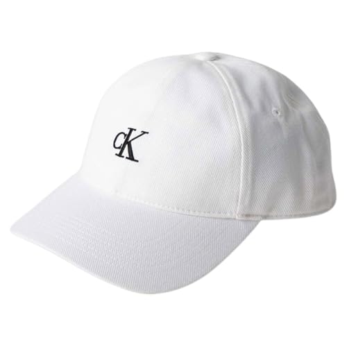 [カルバンクライン] ck キャップ 帽子 ロゴ モノグラム 6パネル コットン 調整可能 アジャスター シンプル メンズ レディース 4G5002G BRIGHT_WHITE(110) ONE_SIZE [並行輸入品]