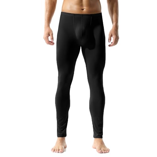 Men's Breathable Sleep Pants Soft Sleepwear Loose Lightweight Bottoms Pajamas