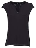Shirt mit elegant satiniertem Kragen