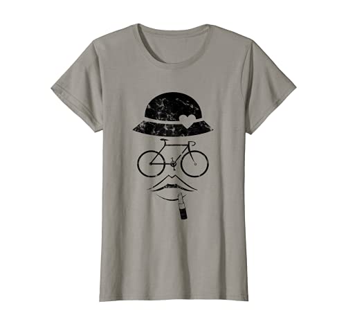 Femme t shirt vélo humour rigolo vintage Cycliste de vélo Hipster T-Shirt