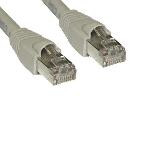Cable patch categoría 6 STP 3 pies RJ45 gris miniatura 1