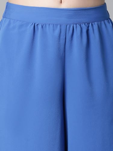 Image of oxolloxo Women Plain Elasticated Staright Flare Pant