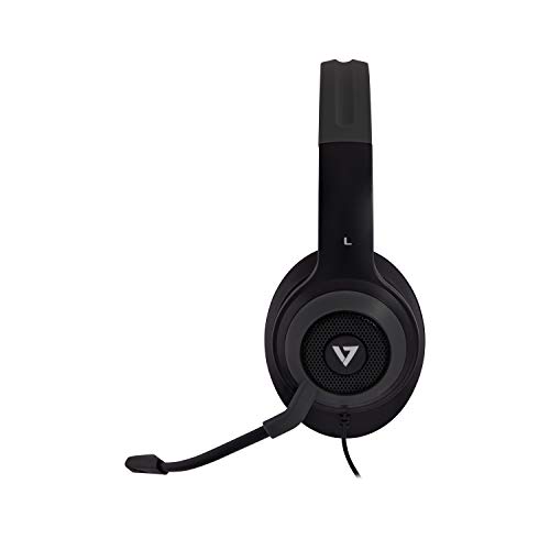 V7 Premium Over-Ear Stereo Headset, Boom Mic, Pc, Mac, Tablets, Laptop Computer, Gaming, Video Conferencing, 3.5Mm, Usb #TOP4