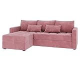 🌟 Schlaffunktion - Bei der Entwicklung des Möbels wurde an die Praktikabilität gedacht, daher verfügt das Ecksofa über eine Schlaffunktion und 2 Bettkästen! ! Es ist eine ideale Lösung für kleine Wohnungen - tagsüber dient es als Sofa und abends kann es als Bett 140x200 cm genutzt werden. Das Ecksofa mit Schlaffunktion ist auch eine gute Lösung, wenn Sie unerwarteten Besuch haben, denn Sie können ihn ohne Probleme über Nacht schlafen lassen!