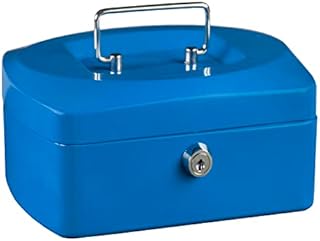 Idena 50033 - Kasa Mini, wymiary 125 x 95 x 60 mm, kolor niebieski, 1 szt.