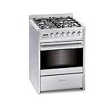 Fornello a gas Meireles E-610-X ST 55L 4 Fuochi Grigio