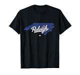 Raleigh North Carolina NC Map T-Shirt