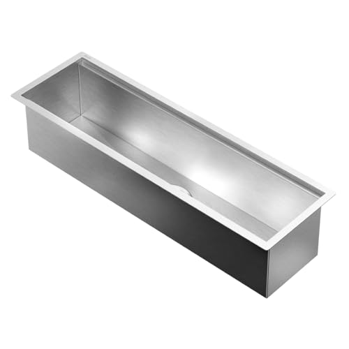 Canal Organizador de Cozinha Docol 60cm em Aço Inox com 3 Módulos